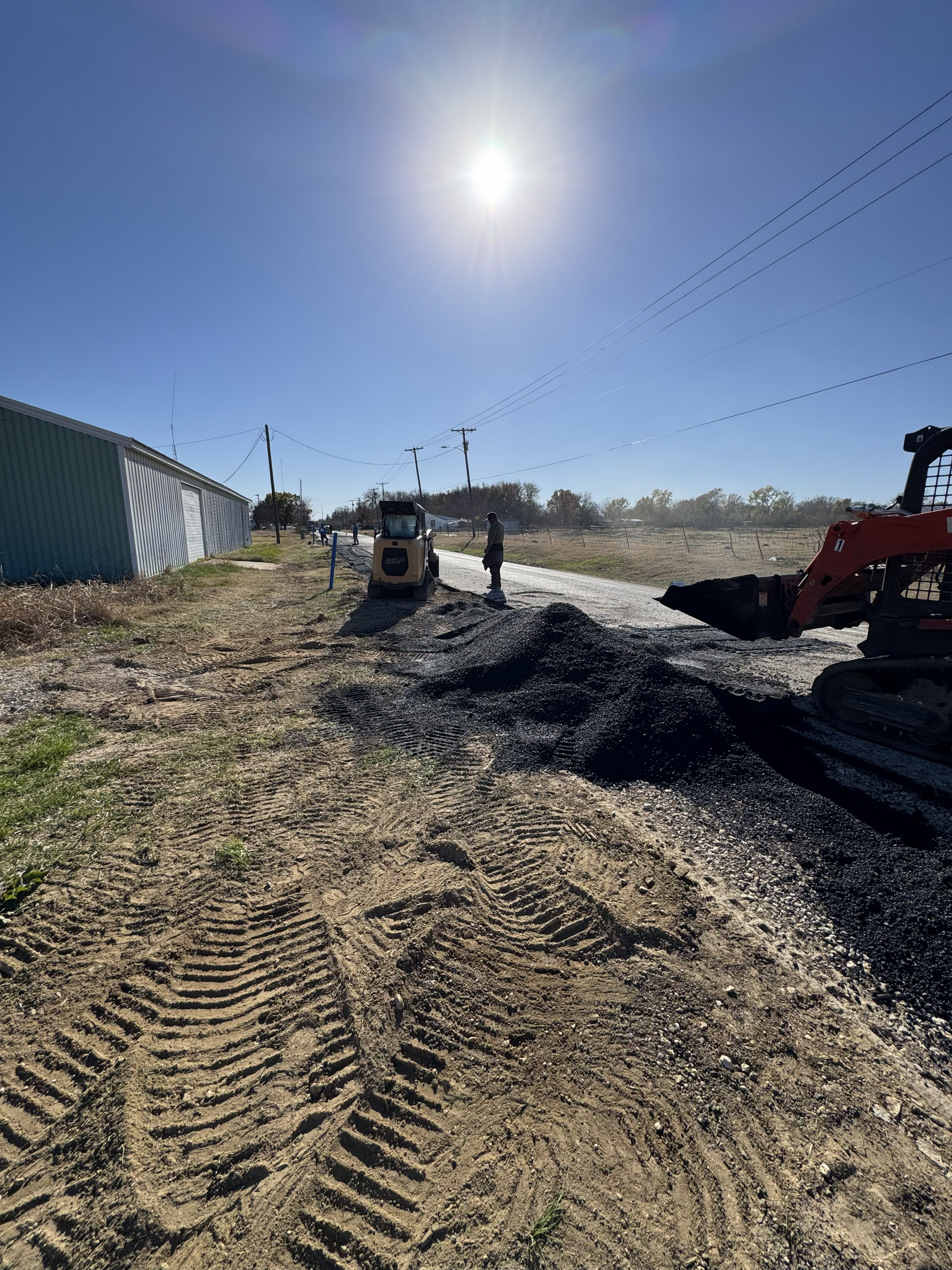 Road and gravel work